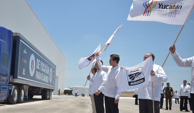 Inaugura el Presidente Enrique Peña Nieto la Nueva Planta Cervecera Yucateca de Grupo Modelo