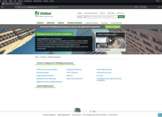 LITTELFUSE PRESENTA NUEVO MICROSITIO DE AUTOMATIZACIÓN DE EDIFICIOS