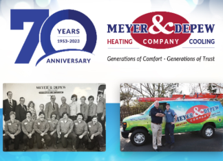 EL CONTRATISTA DE HVAC CON SEDE EN KENILWORTH, MEYER & DEPEW, CELEBRA SU 70 ANIVERSARIO